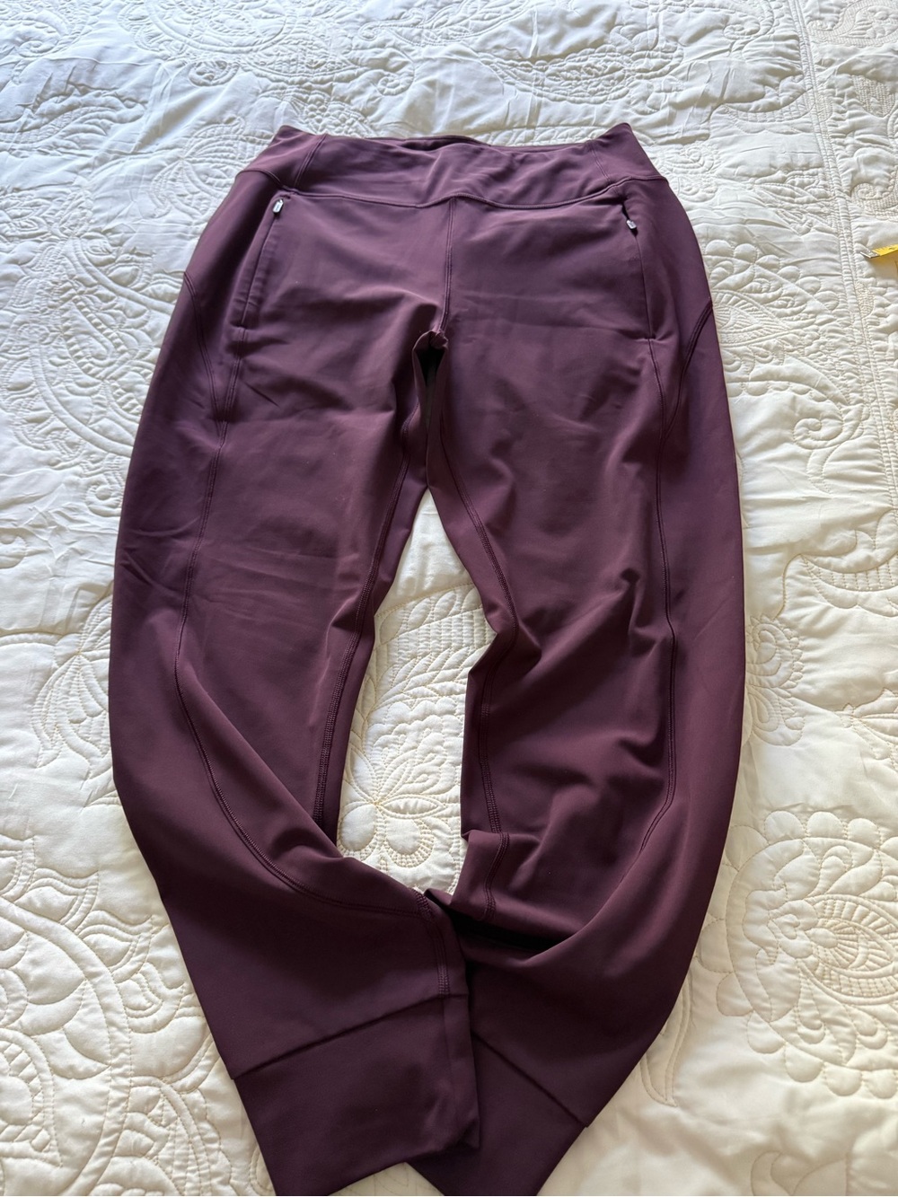 Athleta Rainer Burgundy Active Jogger Pants